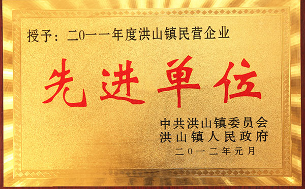 洪山鎮民營企業先進單位